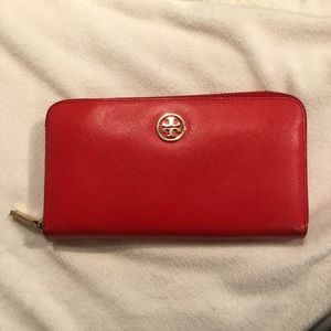 Tory Burch Red Wallet
